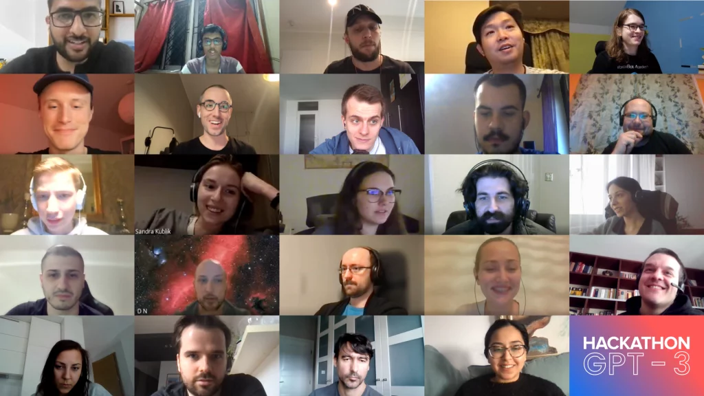 GPT-3 Deep Learning Labs Hackathon, participants