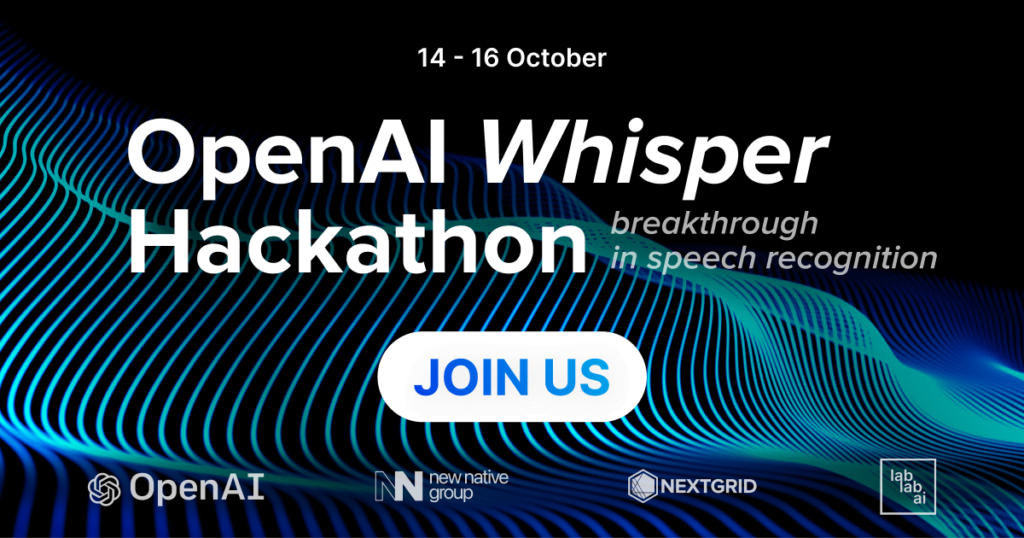 openai whisper hackathon social